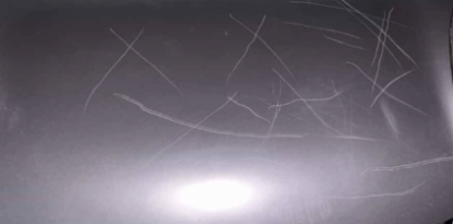 Imatge d'un dels vehicles ratllats.