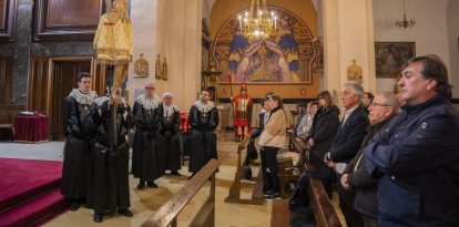 L’acte va poder desenvolupar-se per l’interior del Temple de la Puríssima Sang amb normalitat.