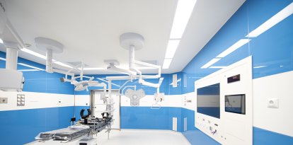 Imatge d'un dels quiròfans del nou hospital.