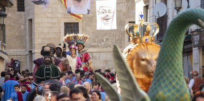 Imatge d’arxiu d’elements del Seguici durant la Processó Solemne de Sant Pere de Reus 2025.