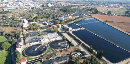 Imatge de la depuradora de Reus.