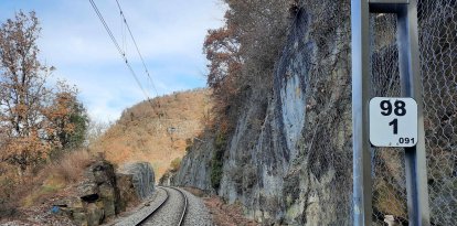 Tram de via després de les obres d'adequació d'Adif