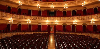 Imatge actual de l'interior del Teatre Fortuny de Reus.
