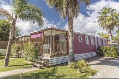 Imatge d'arxiu de les 'mobile home' d'un càmping de Mont-roig.