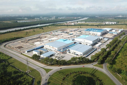 La fàbrica que té l'empresa a Malàisia, amb una estructura similar a la que tindrà a Mont-roig.