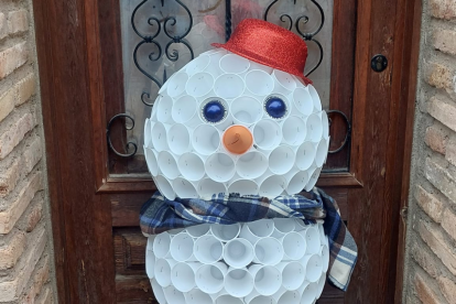 Imatge de la decoració en un dels carrers.