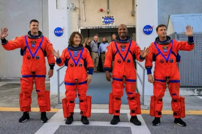 La futura tripulación de Artemis 2, la primera misión con astronautas del nuevo programa lunar de la NASA.