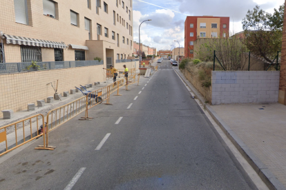 Imatge del carrer de la Mineta.