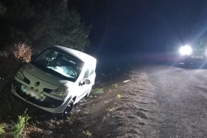 Vehicle de l'home detingut al Priorat per conduir sota els efectes de les drogues, amb un vehicle sostret i sense permís.