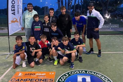 Els guanyadors del torneig Aerojump.