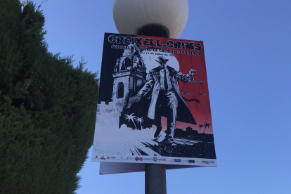 Imatge del cartell promocional del festival Creixell Crims pel poble.
