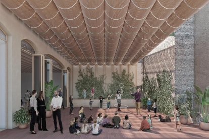 Imagen virtual del futuro Centro Católico de Reus.