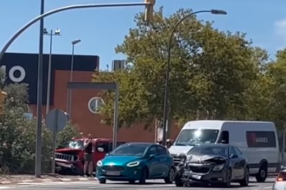 Imatge d'un dels vehicles accidentats