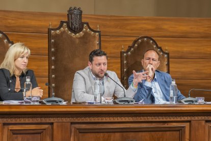 Instant d’un plenari del passat mes de maig, encara amb Berni Álvarez com a conseller d’Esports de l’Ajuntament de Tarragona.