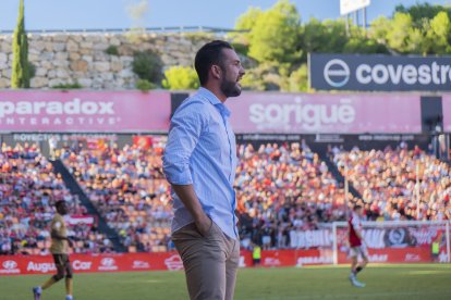 El tècnic del Nàstic, Dani Vidal.