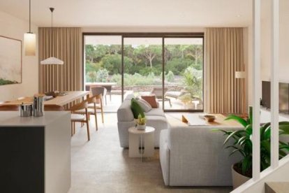 Imatge de l'interior d'una vil·la Ponent d'Infinitum.