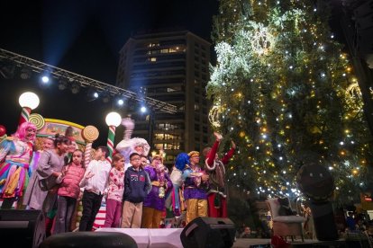 Encesa de llums de Nadal a Tarragona.