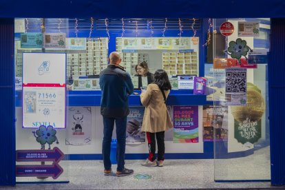 Imatge d'una administració de loteria a Tarragona.
