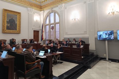 Imatge del ple municipal de l’Ajuntament de Reus del divendres 20 de desembre