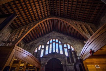 Interior del celler de Rocafort de Queralt.