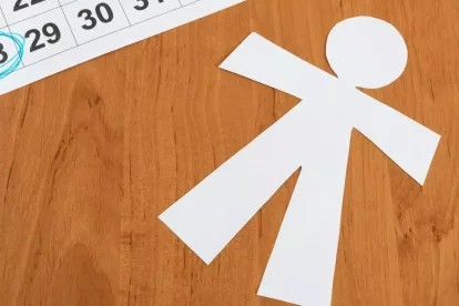 Imatge d'arxiu d'un ninot de paper