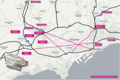 Valls i Cambrils eixamplen els límits més enllà del que ocupa l’AMB.