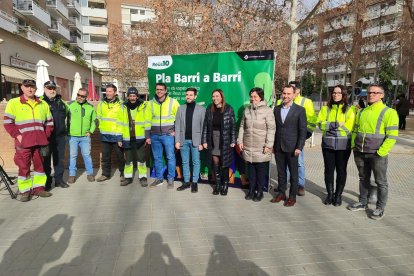 Fotografia de l’acte de presentació del Pla Barri a Barri que ha d’actuar en tots els barris de la ciutat durant l’any 2025.