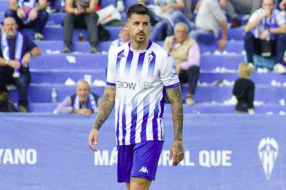 Imatge de Borja Granero amb l'Alcoyano.