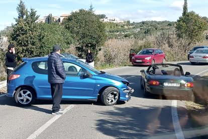 Imatge del vehicle accidentat a Riera de Gaià