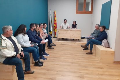 Imatge d’arxiu de la sala de plens de l’Ajuntament de la Pobla de Montornès.