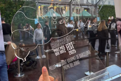 Imatge del guardó aconseguit per part de Cal Jan al Croissant Fest.
