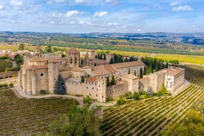 Imagen del Monasterio de Santa Maria de Poblet.