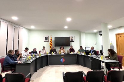 Imatge d’arxiu d’un ple ordinari de la Bisbal del Penedès.