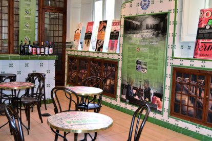 Fotografia d’arxiu de la Casa del Vermut i el Vi, l’espai d’interpretació enoturística a l’Estació Enològica