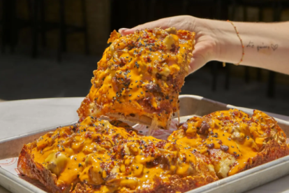 Imagen de la pizza 'Detroit', que ganó en Alicante.