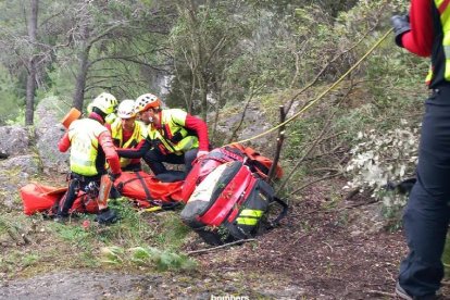 Imatge del rescat a Vilaverd