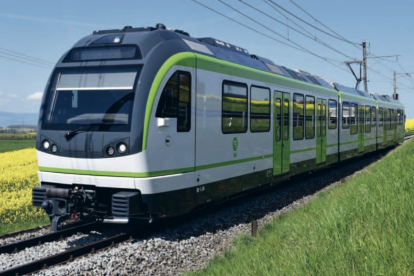 Imatge d’un dels vehicles dissenyats per la candidata a fer els tramvies de Tarragona.