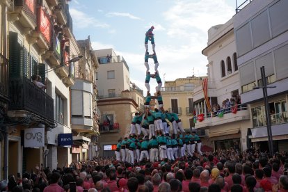 El 2de9fm dels Castellers de Vilafranca va ser el millor castell de l’actuació el 2024.