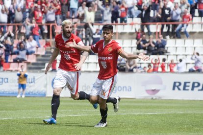 Xisco Campos (dreta) celebrant amb Marcos de la Espada.