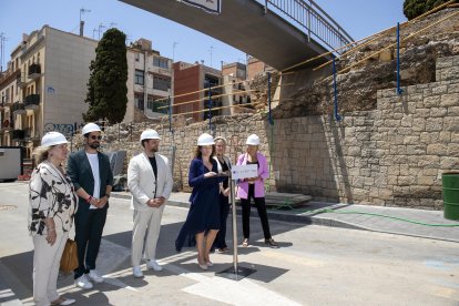 La Secretària d’Estat de Turisme, Rosario Sánchez, intervenint en la roda de premsa d’ahir.