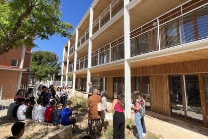 Imatge d'una visita recent a la residència de l'Hospitalet de l'Infant.