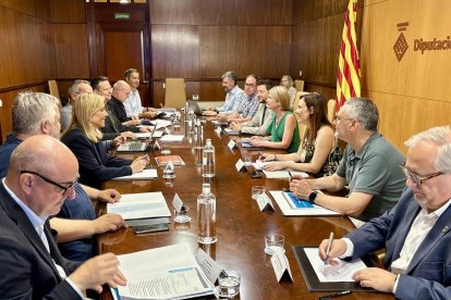 Imatge de la reunió del Grup Impulsor de l'Àrea Metropolitana del Camp de Tarragona.