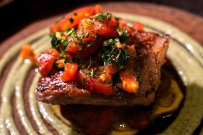Imatge d’un plat del restaurant Brots de Poboleda.