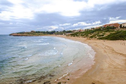 Imagen de la playa de la Savinosa.