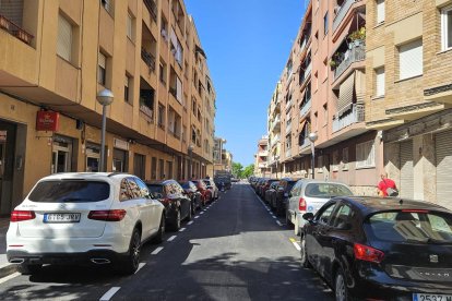 Imatge de l'avinguda Montserrat de Vila-seca reformada.