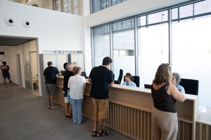 Primera jornada de l’hospital ha estat marcada per la recepció dels primers pacients.