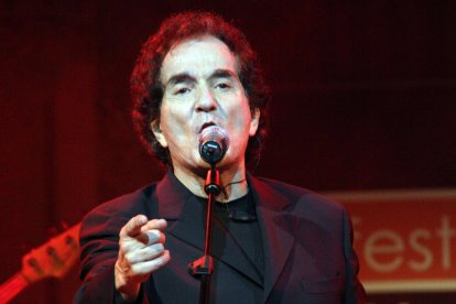 Manuel de la Calva, component de Dúo Dinámico, al Palau de la Música.