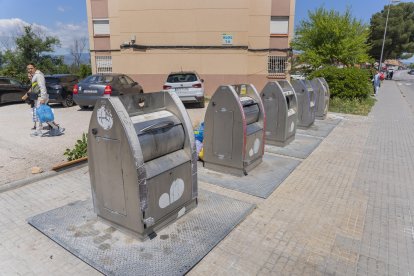 Imatge d’una de les illes de contenidors de Sant Salvador