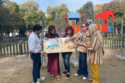 Inici de les obres de remodelació de la plaça d'Europa.