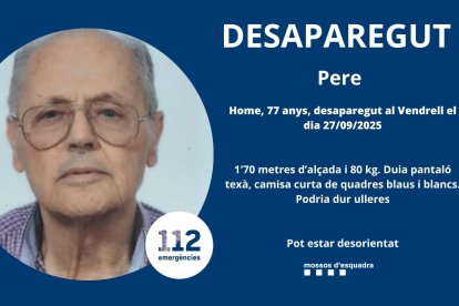 Imatge de l'home desaparegut